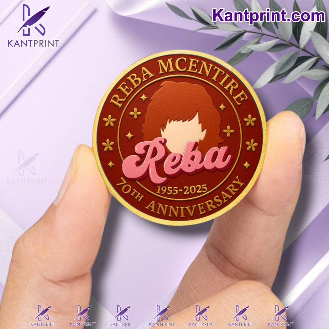 Reba Mcentire 70th Anniversary 1955-2025 Commemorative Coin jMYX8HB