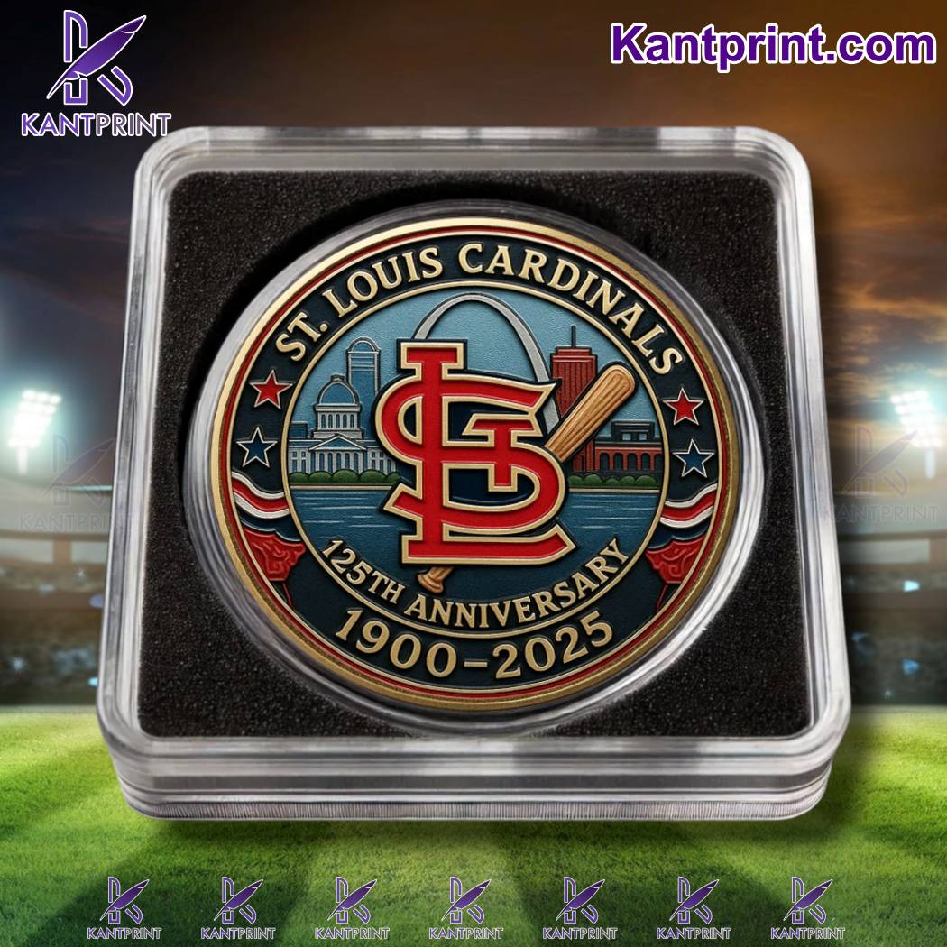 St. Louis Cardinals 125th Anniversary 1900-2025 Commemorative Coin-a 7fF8BeN