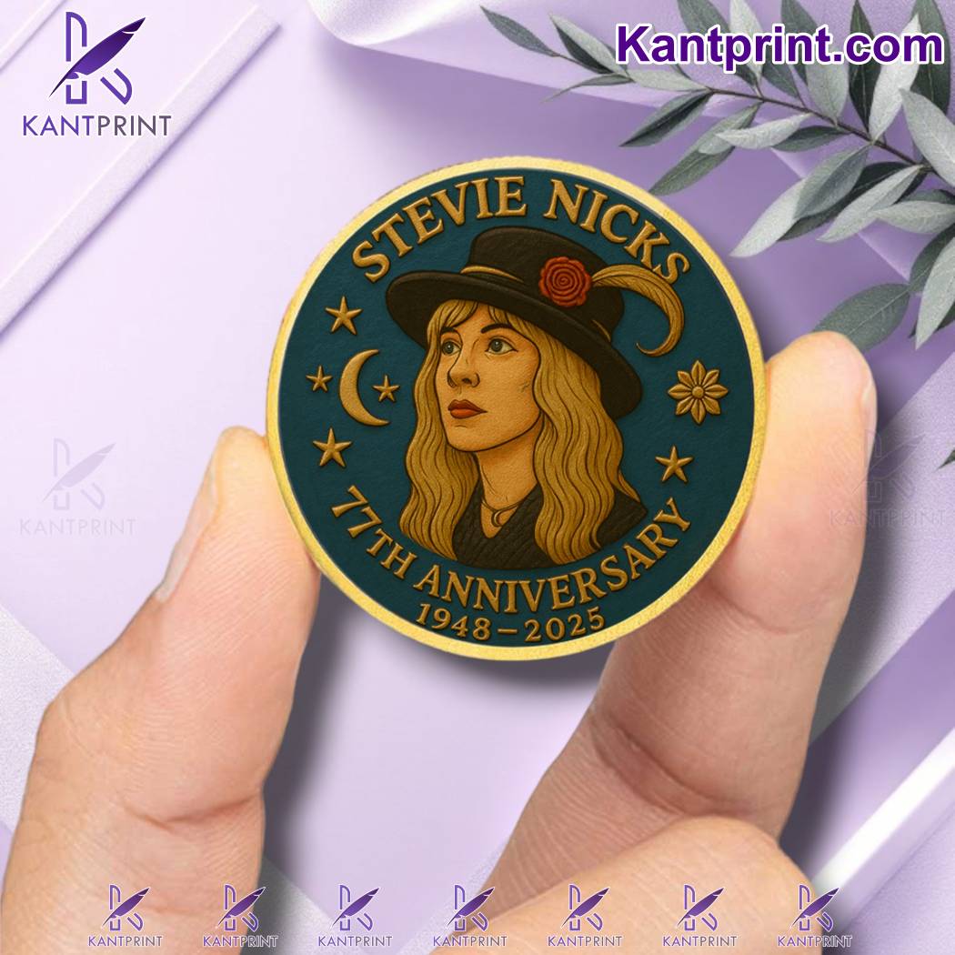 Stevie Nicks 77th Anniversary Commemorative Coin-b 4kcin2E