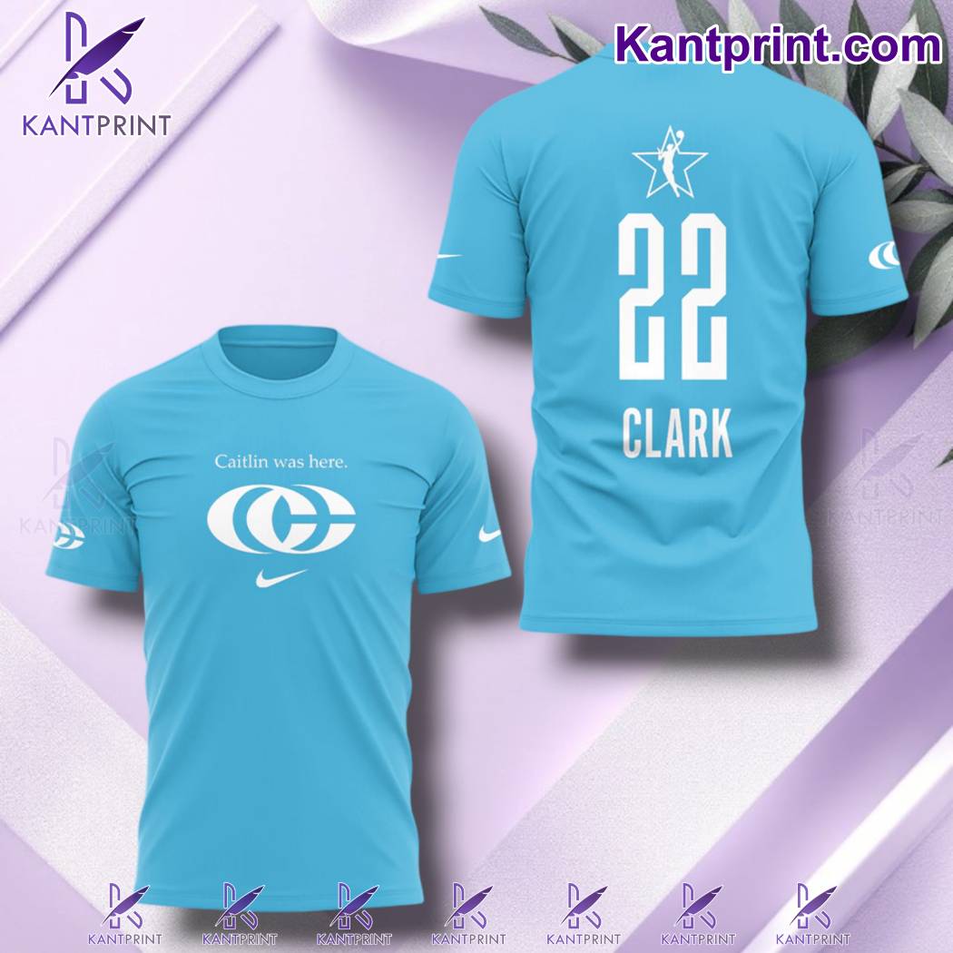 Caitlin Was Here Logo Blue Shirt-a fzhy7tK