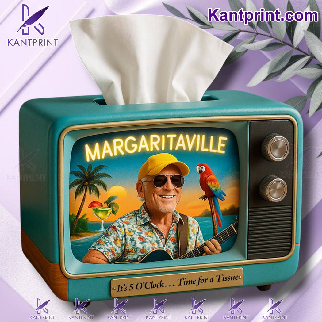 Jimmy Buffett Margaritaville Tissue Box sY4mebg