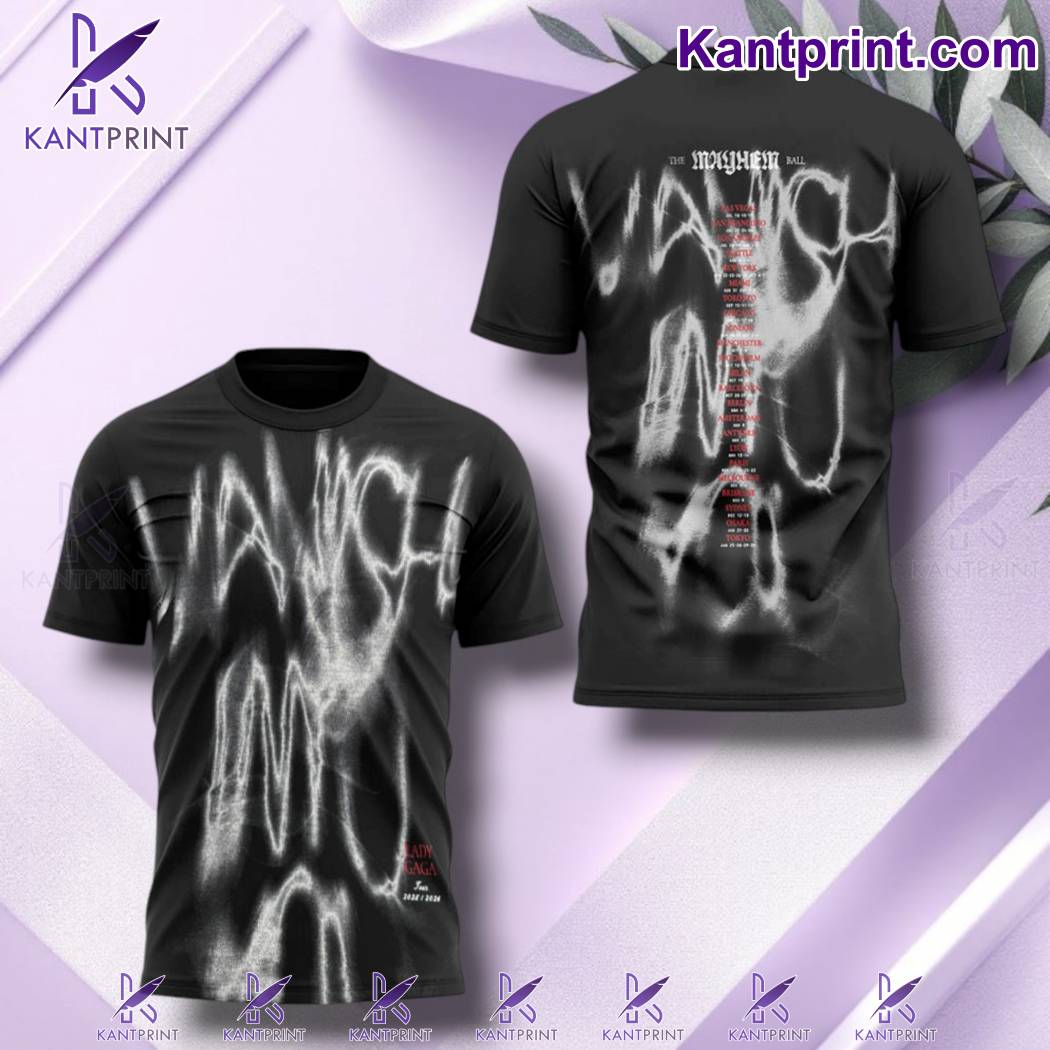 Lady Gaga The Mayhem Ball Tour 2025 Vanish T-shirt-a xu0rZof