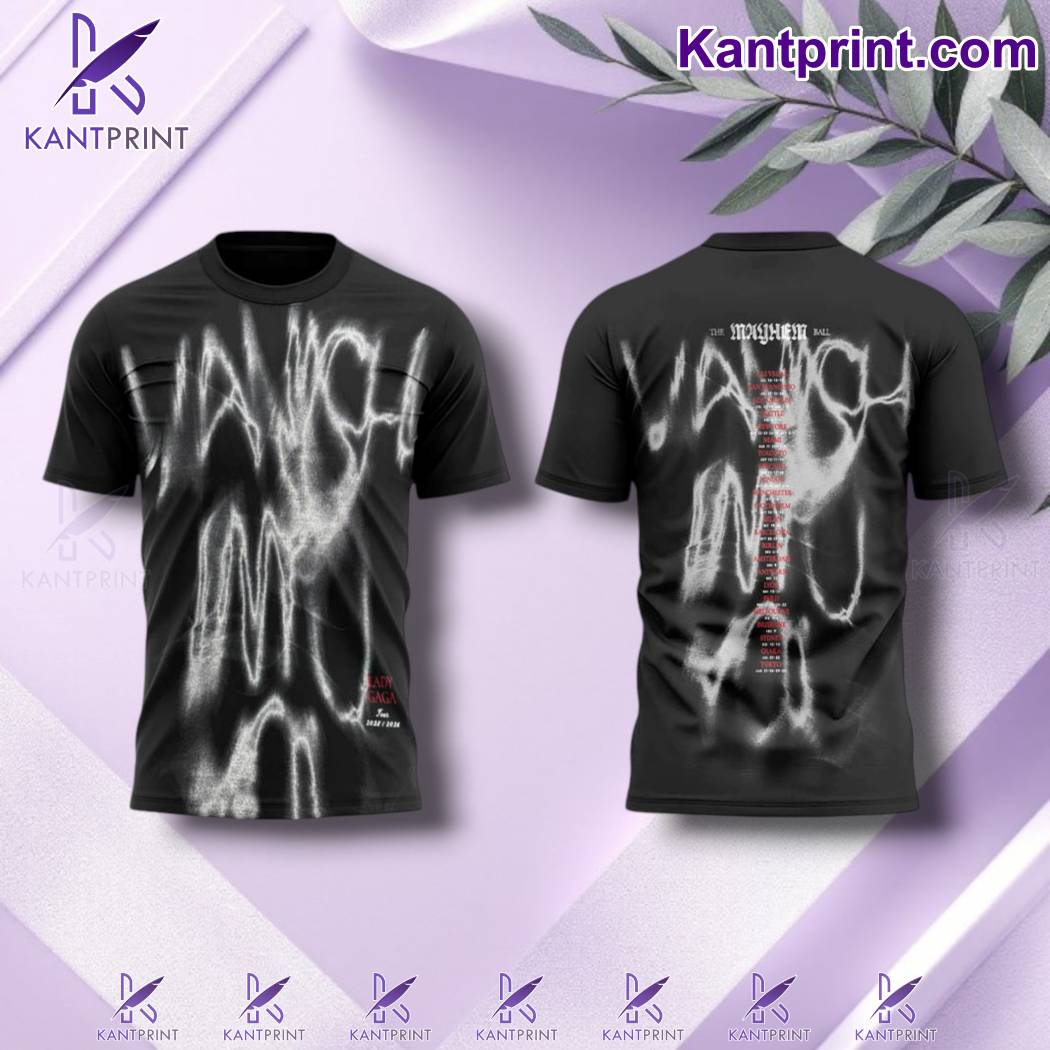 Lady Gaga The Mayhem Ball Tour 2025 Vanish T-shirt EltkGIL