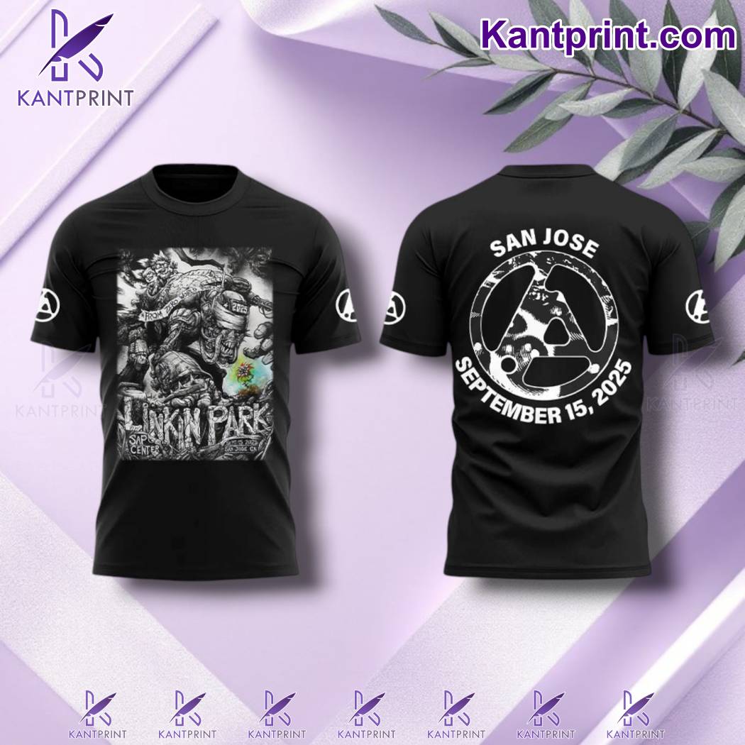 Linkin Park San Jose 2025 From Zero Tour T-shirt CnwQZP0