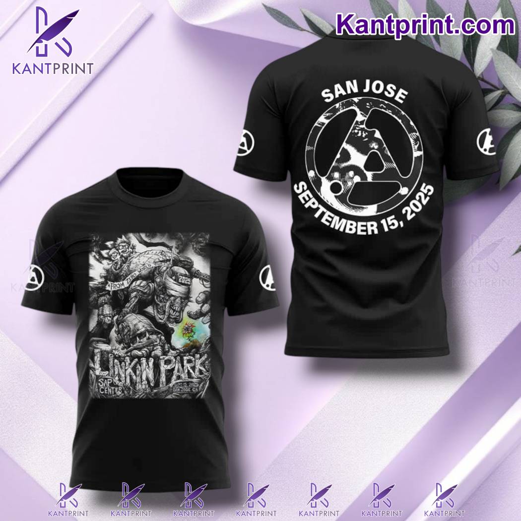 Linkin Park San Jose 2025 From Zero Tour T-shirt-a Bg0zvxX