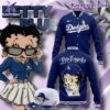 Los Angeles Dodgers Bella Doña Betty Boop Baseball Jacket ZDbFqnP