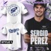 Los Angeles Dodgers X Sergio Perez Baseball Jersey u7PKNMV