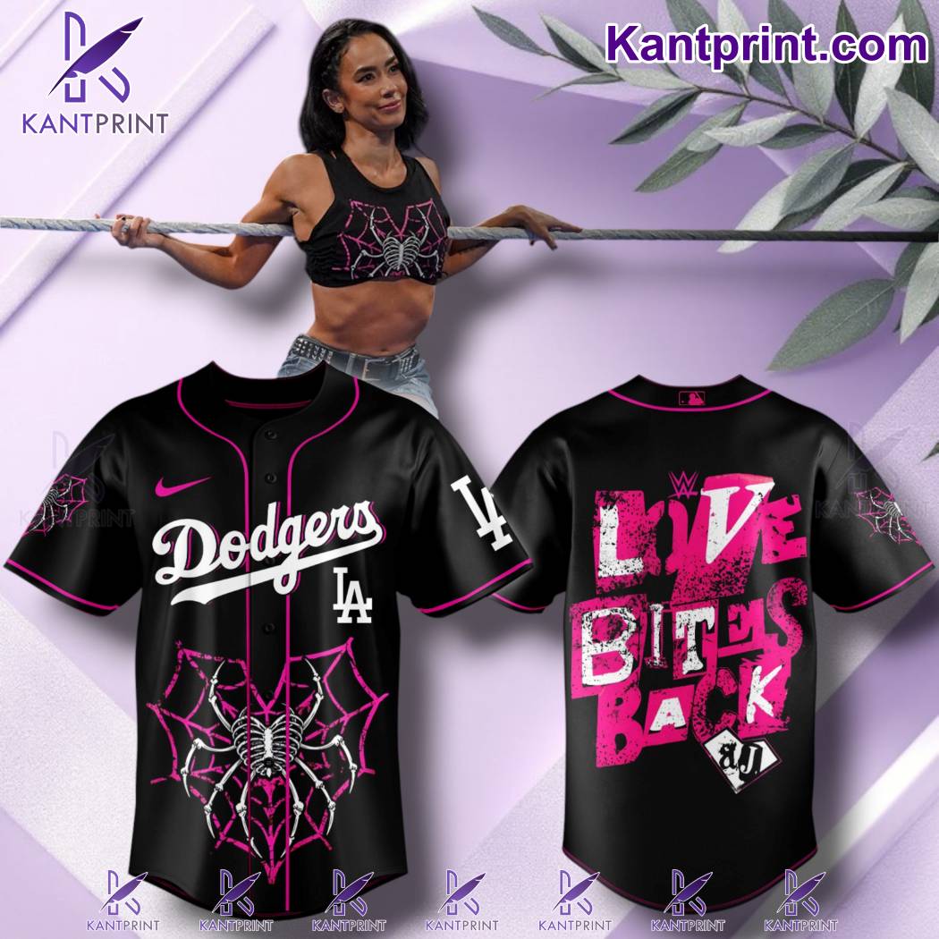 MLB X AJ Lee Love Bites Back Baseball Jersey-a R4K09YL