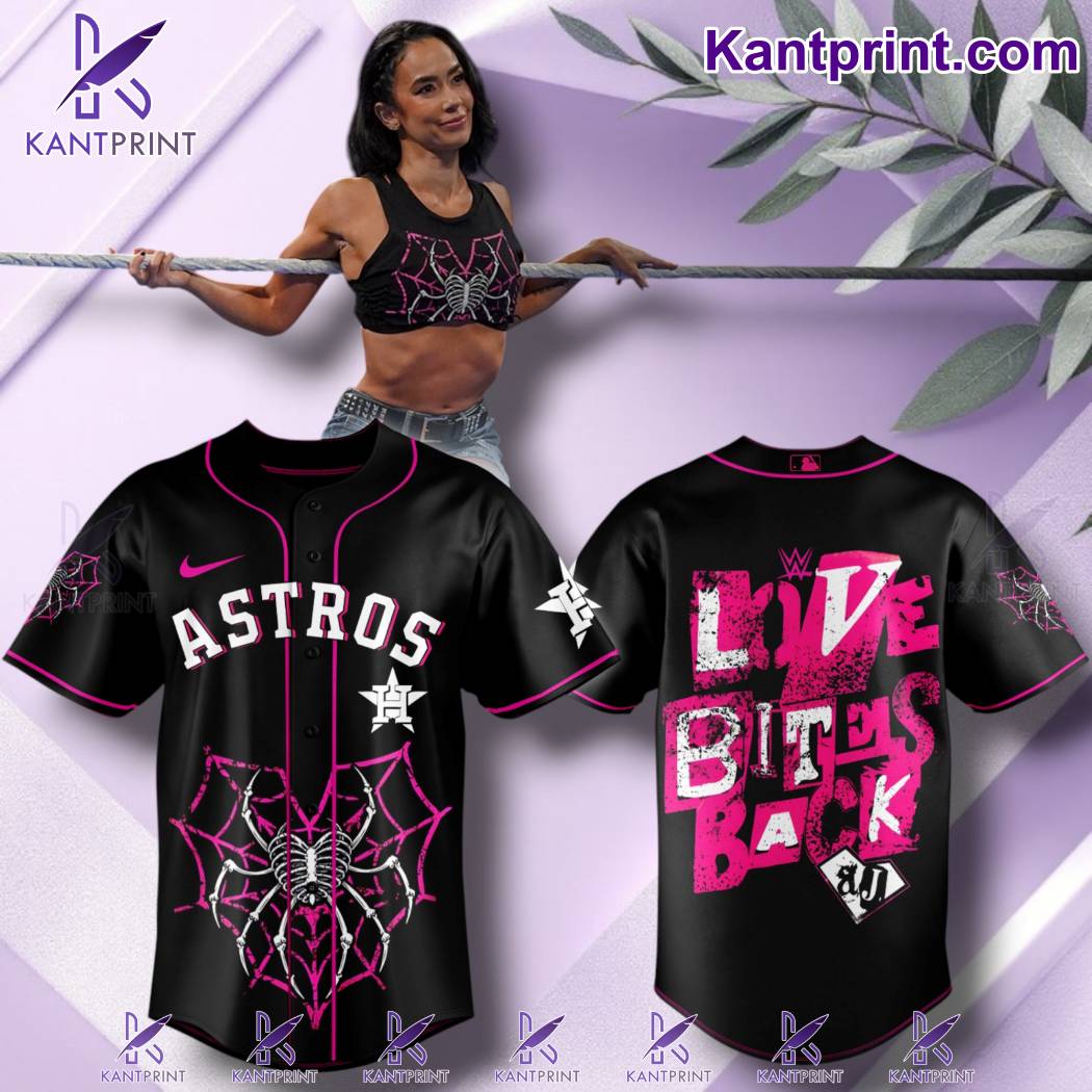 MLB X AJ Lee Love Bites Back Baseball Jersey-c PoTl7Oh