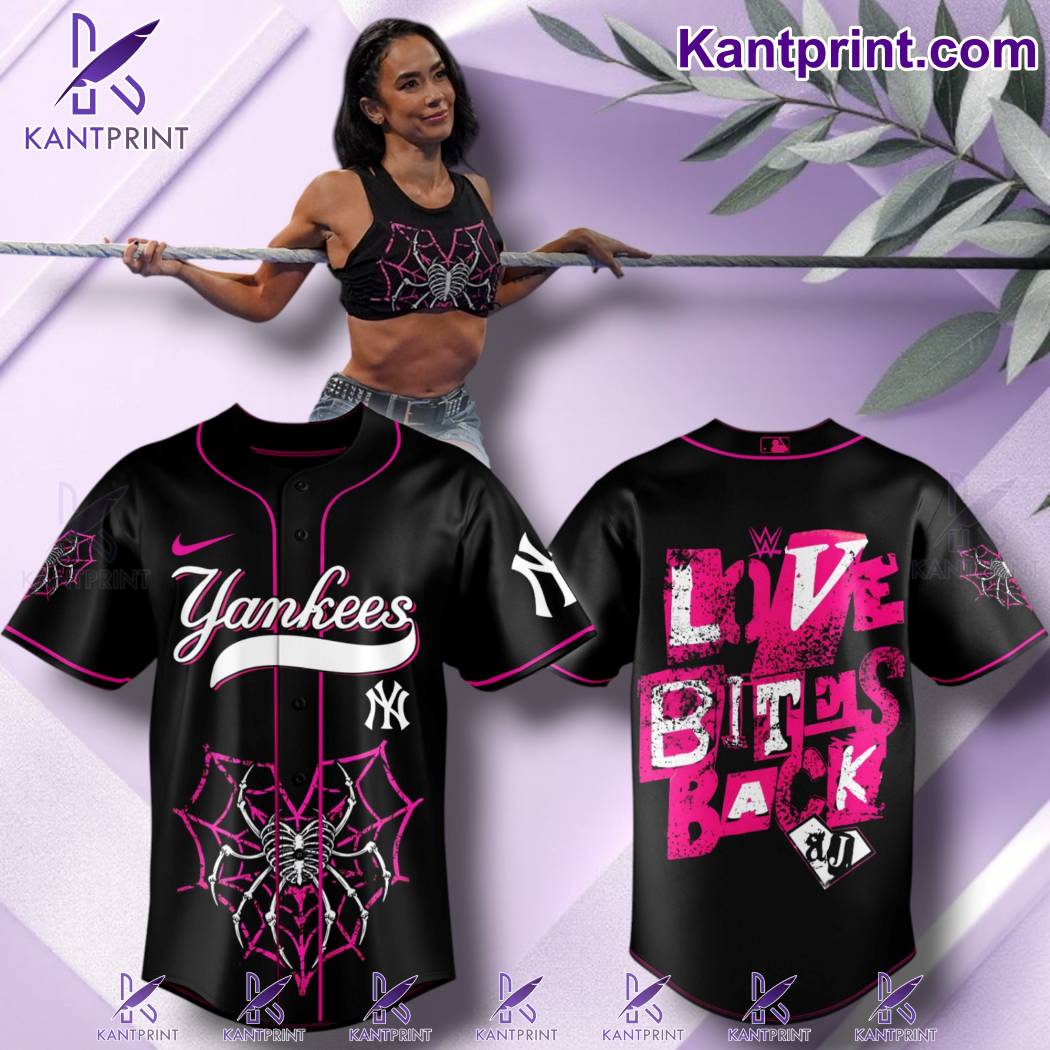 MLB X AJ Lee Love Bites Back Baseball Jersey-x Ed1kwRo