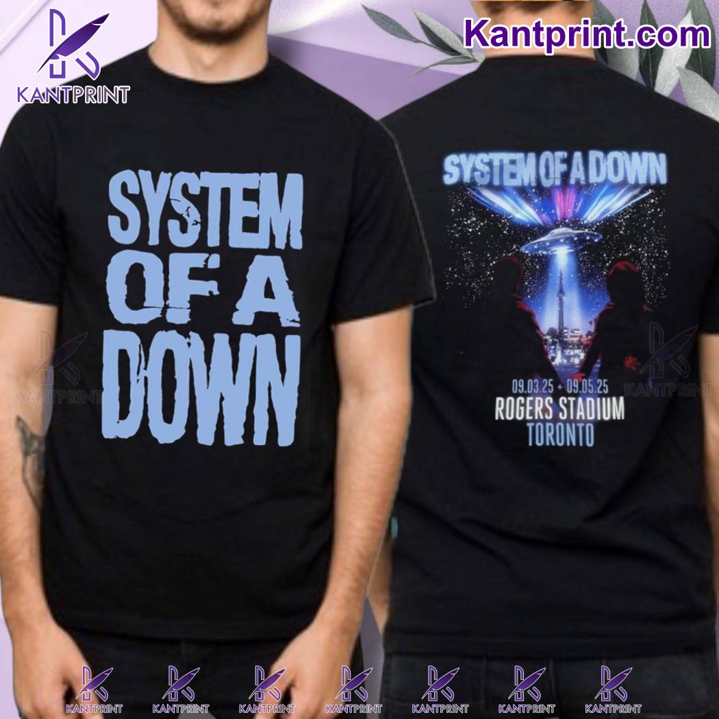 System Of A Down Toronto 2025 UFO T-shirt-a YLIvcCy