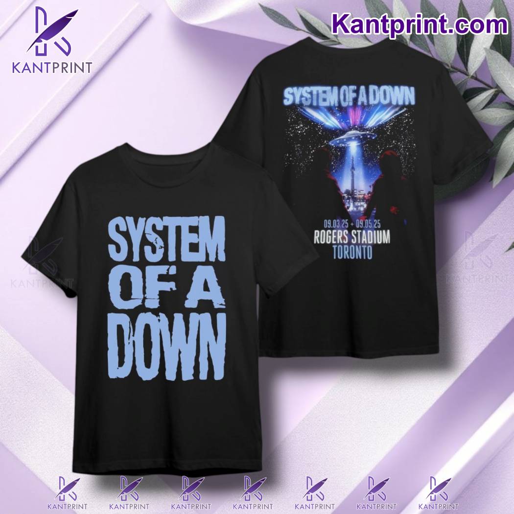 System Of A Down Toronto 2025 UFO T-shirt b3EtBcL