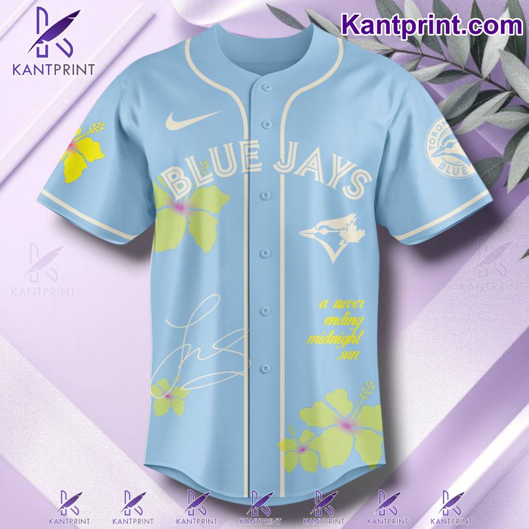 Toronto Blue Jays X Zara Larsson Midnight Sun Tour 2025 Baseball Jersey-b lLa5n6G