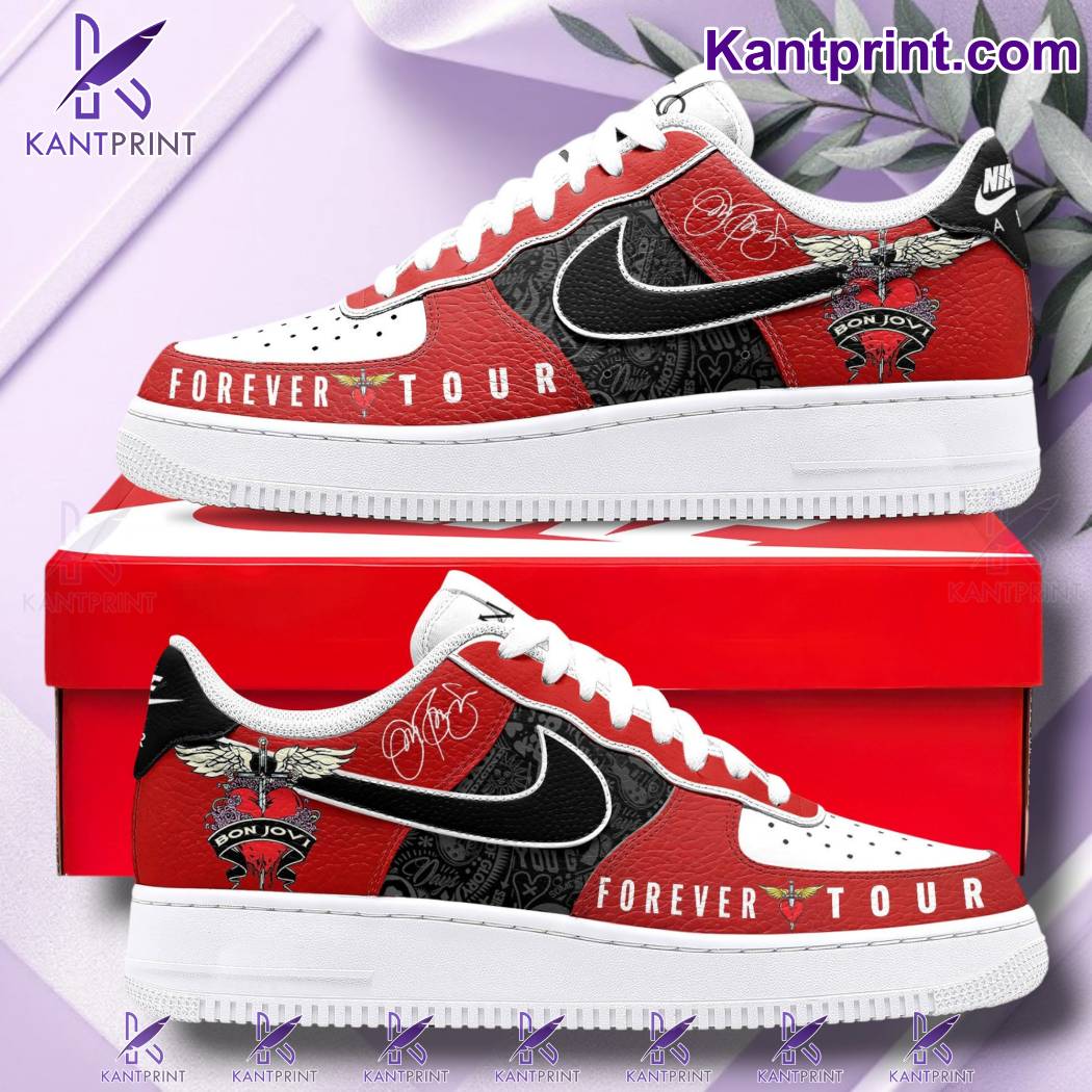 Bon Jovi Forever Tour Signature Air Force Shoes 8QNWtFR