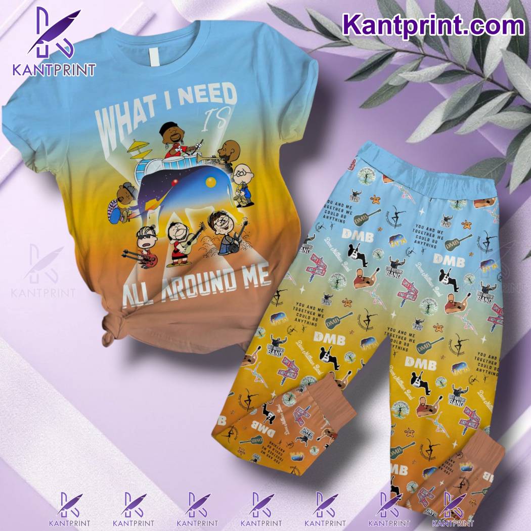 DMB What I Need All Round Me Pajamas Set hPKpWwo