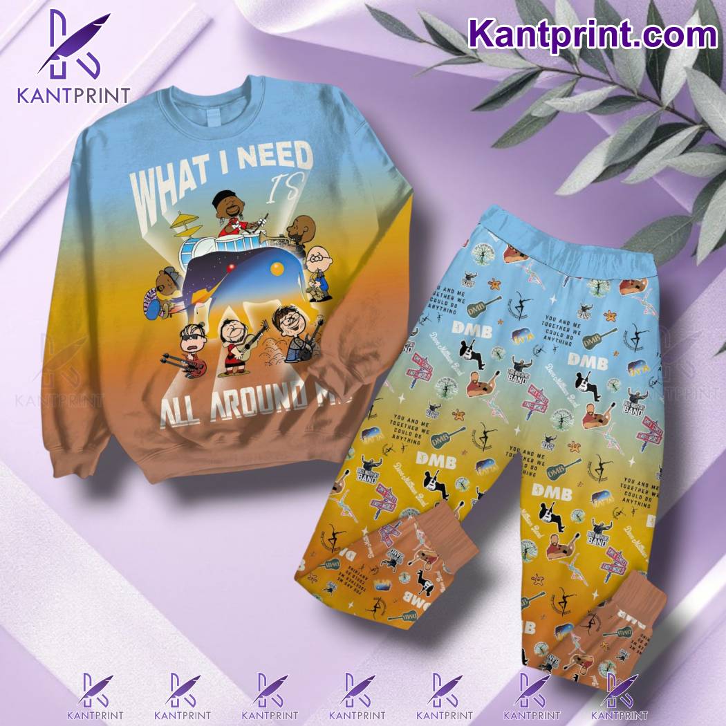 DMB What I Need All Round Me Pajamas Set-a T5PZnN6