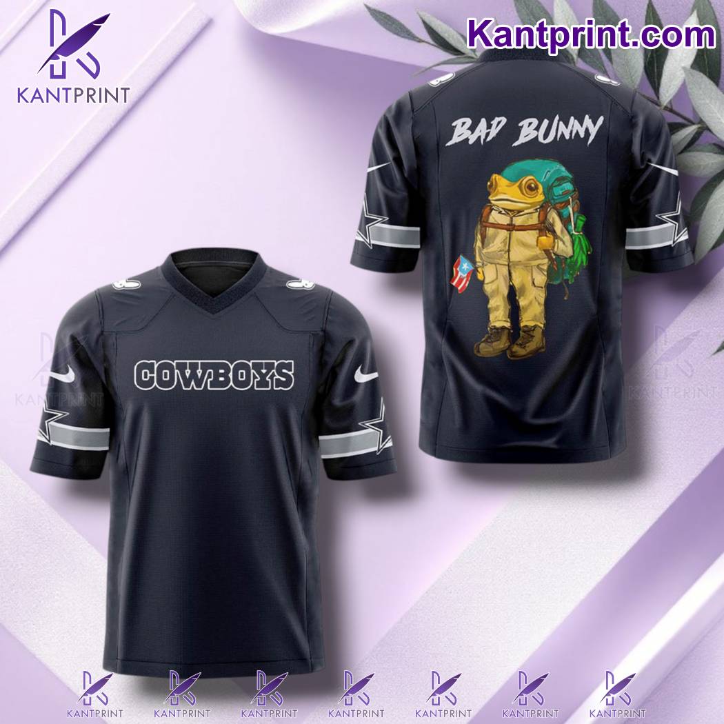 Dallas Cowboys X Bad Bunny Football Jersey-a p04VQD5