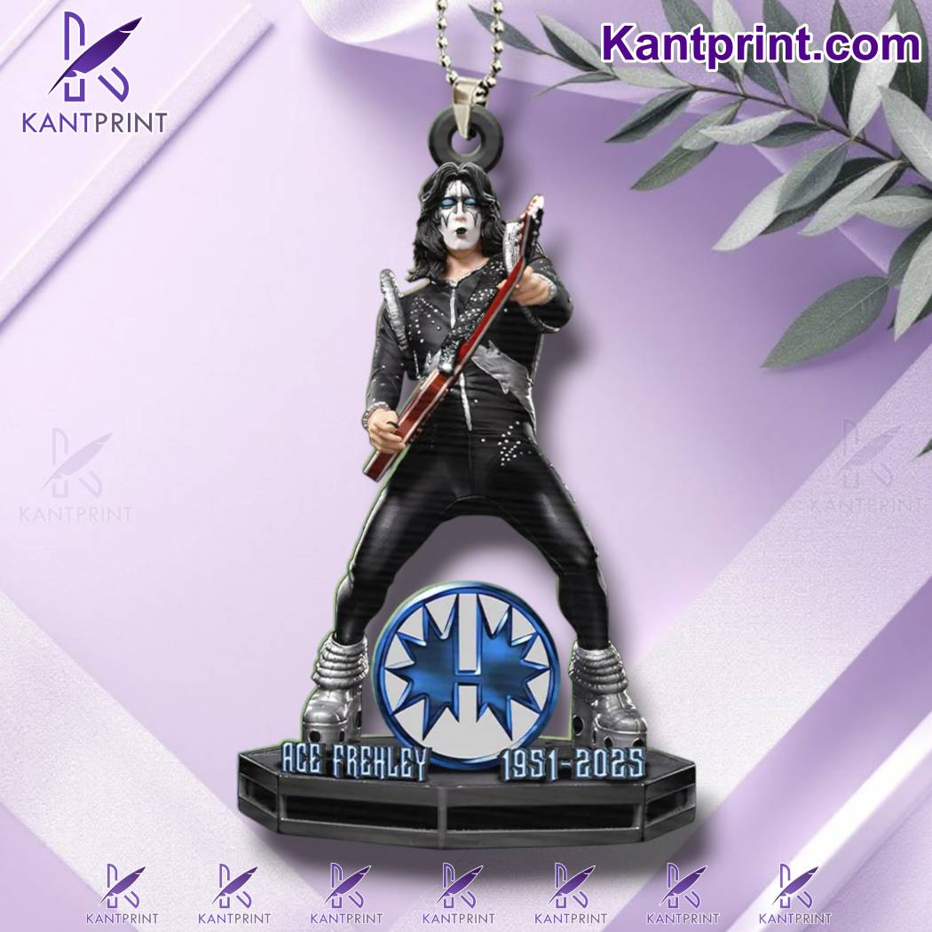 Kiss X Ace Frehley 1951-2025 Ornament 0XNxYMP