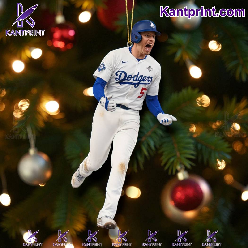 Los Angeles Dodgers Freddie Freeman Christmas Ornament kzGbusA