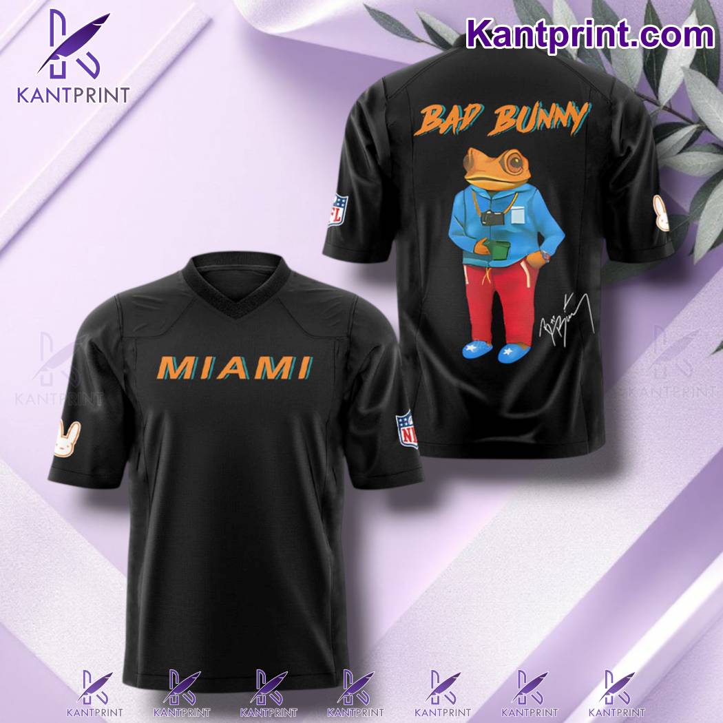 Miami Dolphins X Bad Bunny Football Jersey-a gKlbctQ