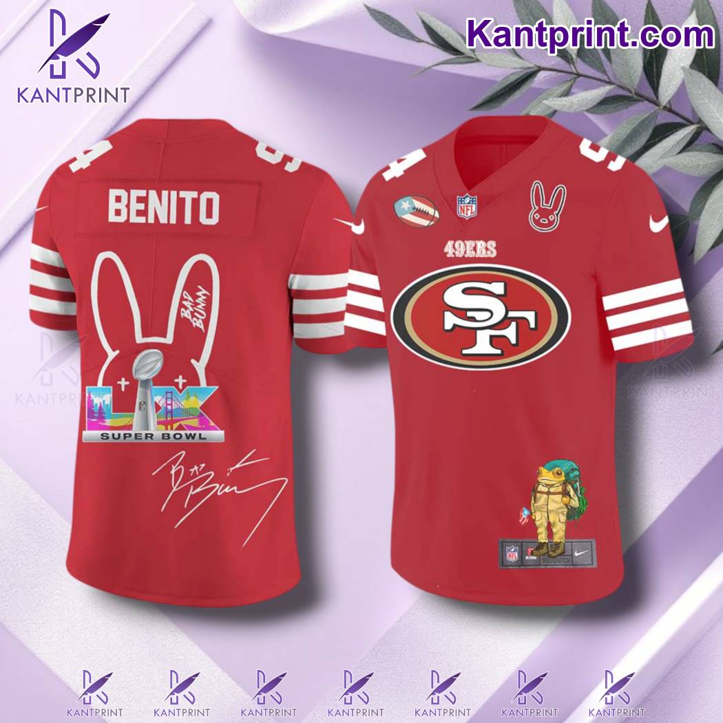 NFL X Bad Bunny Super Bowl 2026 Personalized Football Jersey-a yHfpOqV