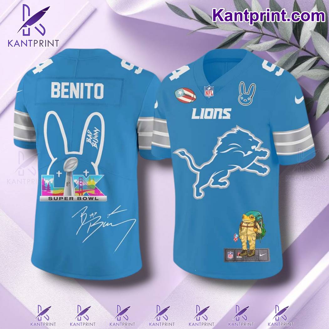 NFL X Bad Bunny Super Bowl 2026 Personalized Football Jersey-x 0wCifZq