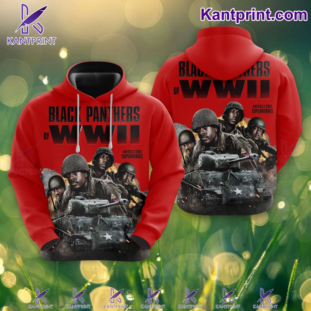 Black Panther Of WWII Hoodie MbPRsv3