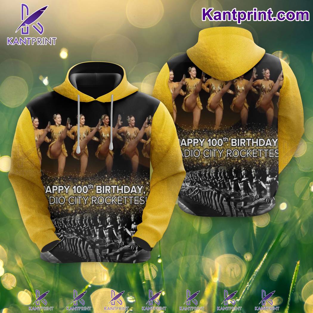 Radio City Rockettes Happy 100th Birthday Hoodie pMYVmhk